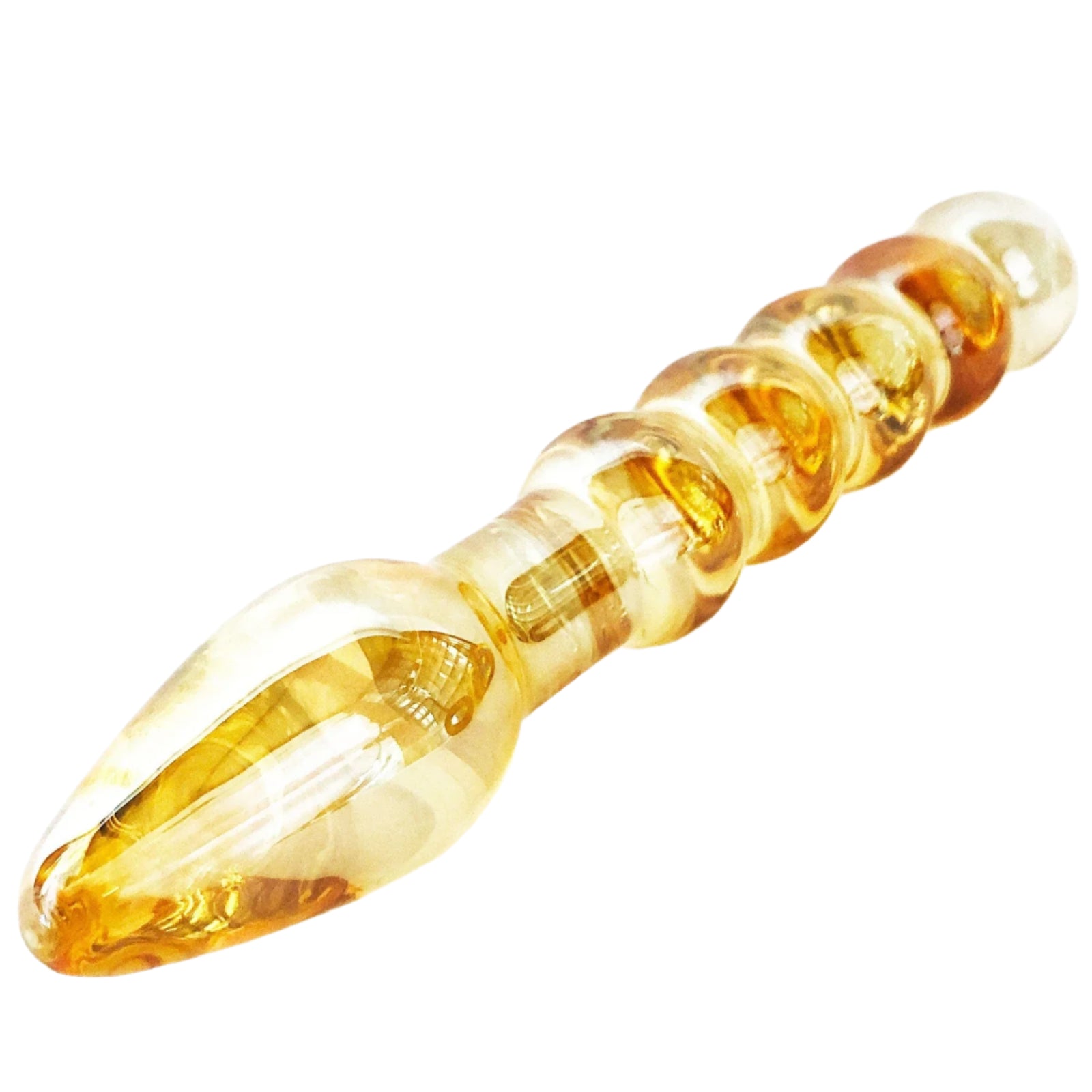 Glass Double Dildo - Gold